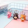 Keychain Eggie Party Pendant Bear Figure Keyring Bag Decoration Kid Gift Unisex