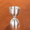 Bar Bell Jigger Cocktail Jigger, Stainless Steel Commercial 2oz. / 1oz. Measuring Jigger Bar Tools Bar Accessories