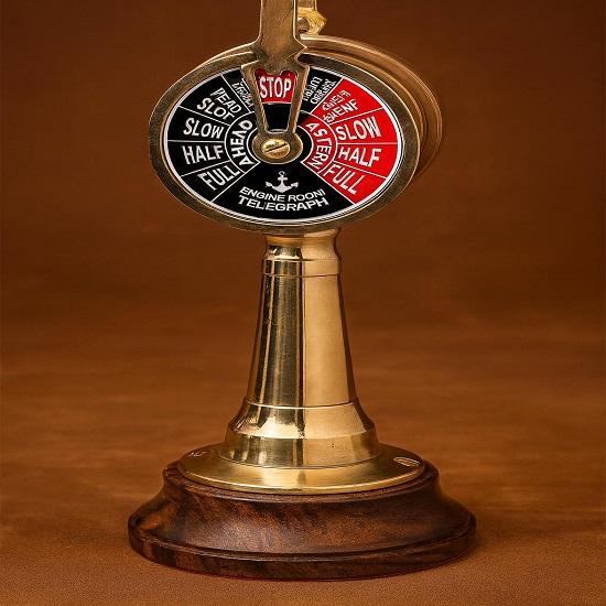 Royal Mini Nautical Brass Handmade Telegraph Maritime telescopes Collectible Wooden Gift for him