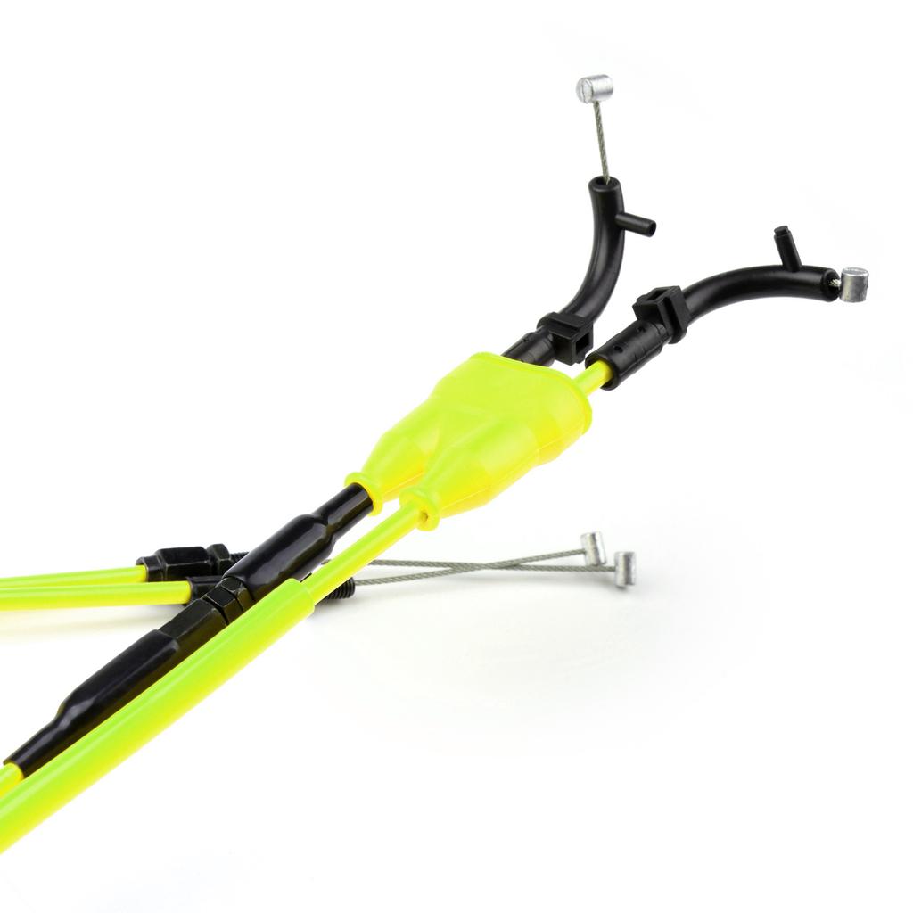 Gaszug Push/Pull Drahtseil Gas für Yamaha 2014-2021 MT-07 MT07 GELB