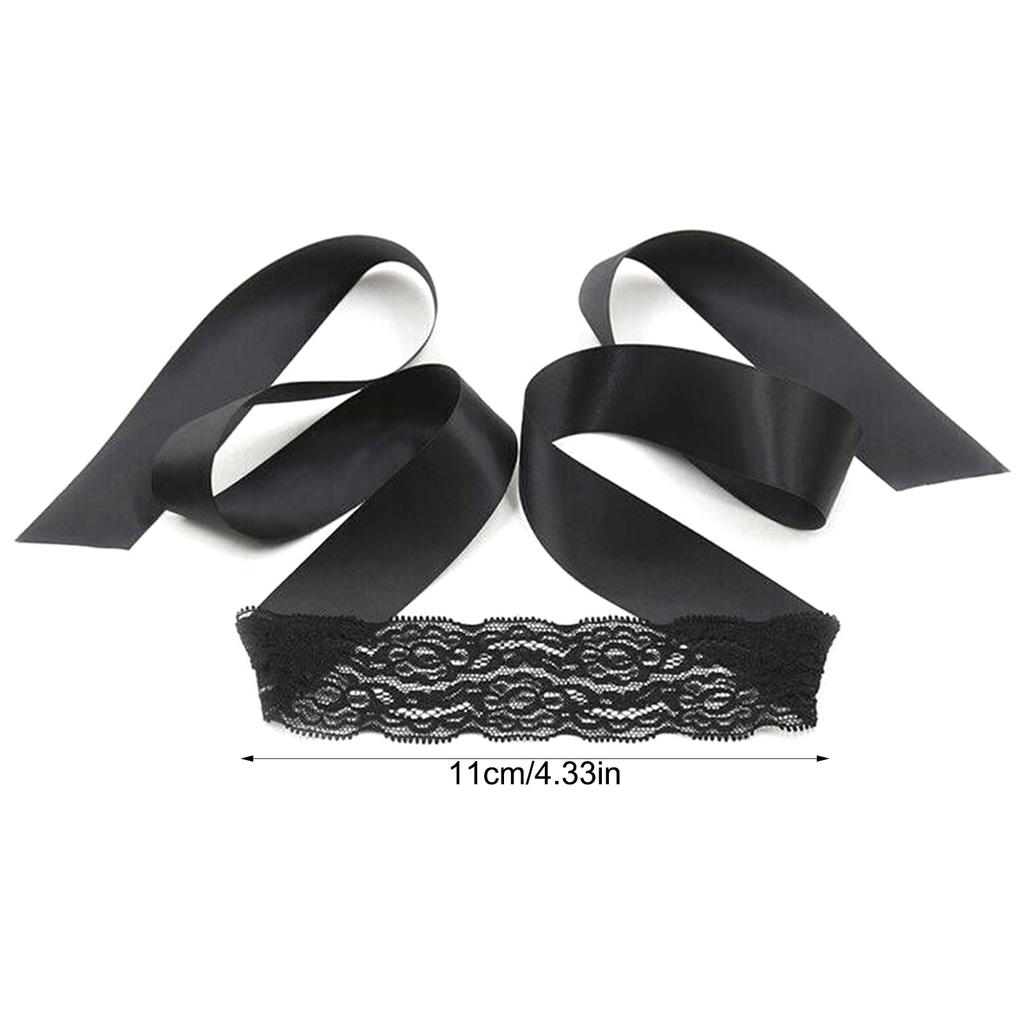 Lace Sleep Mask With Black Lace Edge And Hollow Out Design Suitable For Women