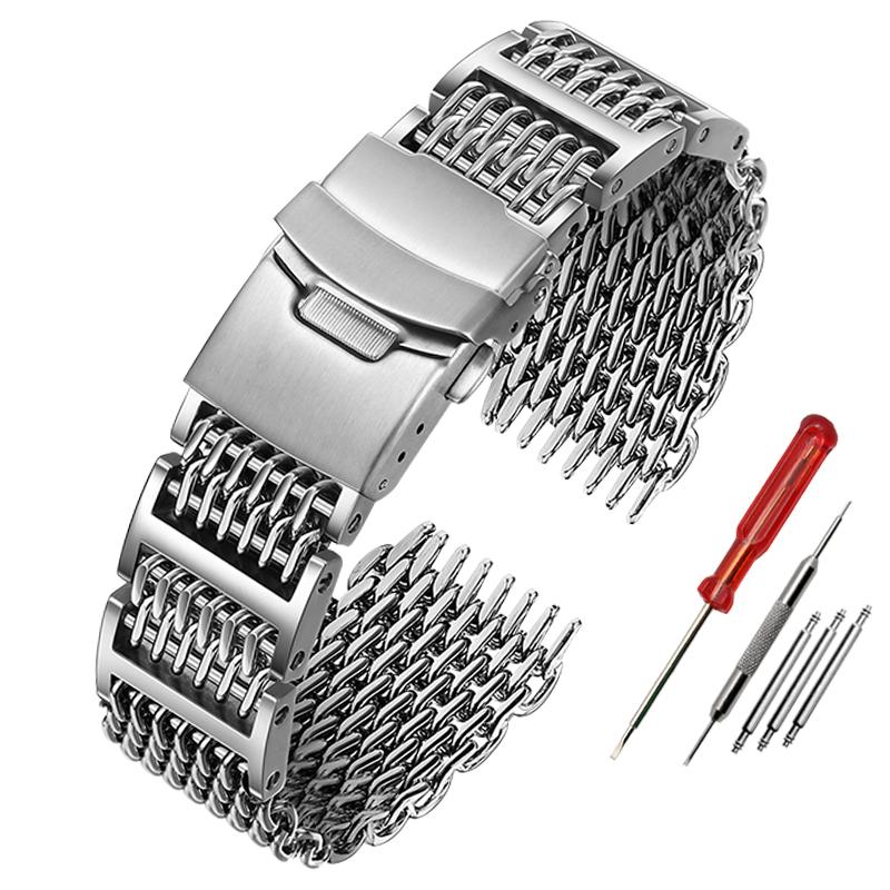24mm Solid Stainless Steel Watch Strap For Casio PROTREK Series PRW-6600 PRG-600Y PRG-650 PRG-600 Men's watch accessories