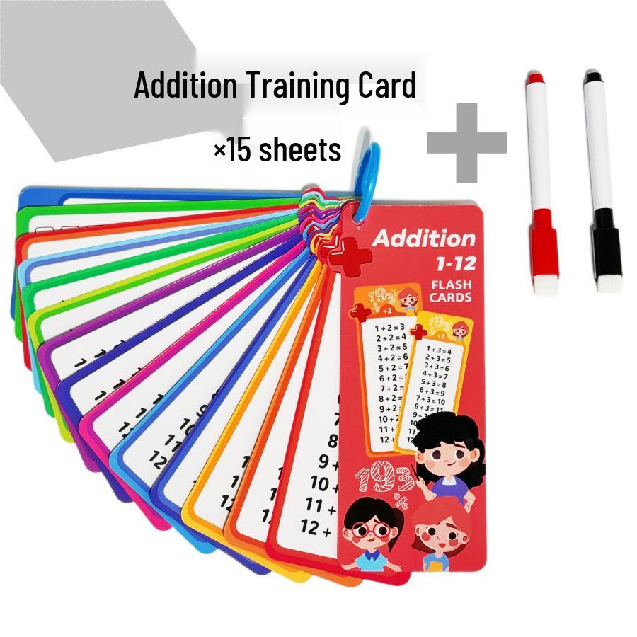 

Математические карточки: Пособие по раннему обучению сложению, вычитанию, умножению и делению