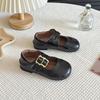 2025 Spring/Autumn Girls' Soft Sole Princess Leather Shoes