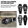 Black Decoration Carpet Non-slip Cross Carpet New Gothic Demon Carpets  Halloween
