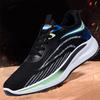 2025 New Men's Sports Shoes Fly Weaving Breathable Trend Platform Explosion Internet Celebrity Casual Running Men's Shoes