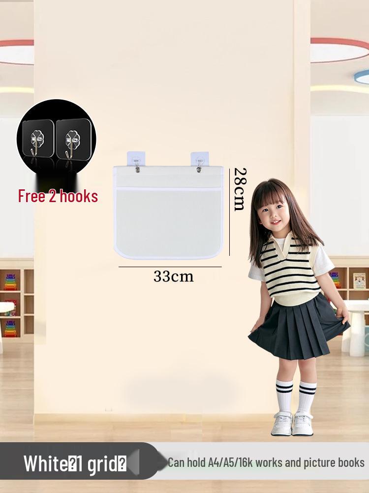 Children s Art Display Hanging Bag - Wall Art Storage for Paintings and Pictures