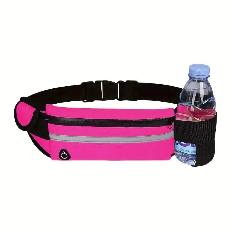 

Waist Pack Men Women Fashion Pack Belt Money For Running Jogging Cycling Phones Sport Running Waterproof Belt Waist Bags рожевий