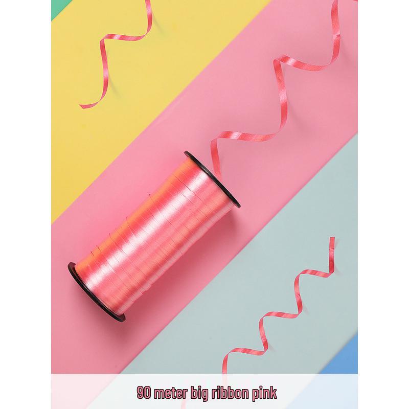 Balloon Ribbon Decoration for Helium Balloons - Party Supplies with Pull Flower Design for Weddings