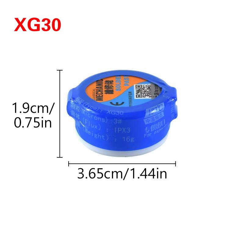 

Паяльная паста Xg Series 183℃, экологически чистый паяльный флюс для светодиодных печатных плат, электронных компонентов, ремонта телефонов