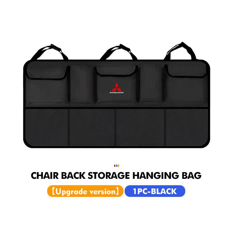 dnsh2 For Mitsubishi Oxford Cloth Multi-Pocket Car Trunk Organizer Storage Bags Auto Accessories Lancer ASX Pajero Mirage Attrage