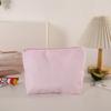 Striped Print Makeup Bag Zipper Design Portable Cosmetic Pouch Large Capacity Makeup Organizer Skincare & Beauty Essentials