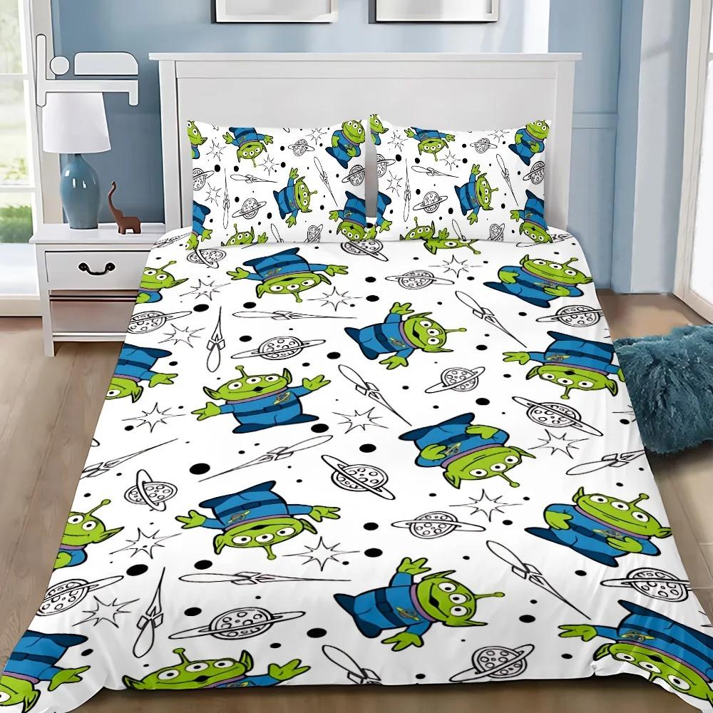 3D-Druck Toy Storys Buzz Lightyear Bettwäsche-Set für Mädchen und Erwachsene Einzelbett Twin Queen-Size Bettbezug Kissenbezug Bettwäsche