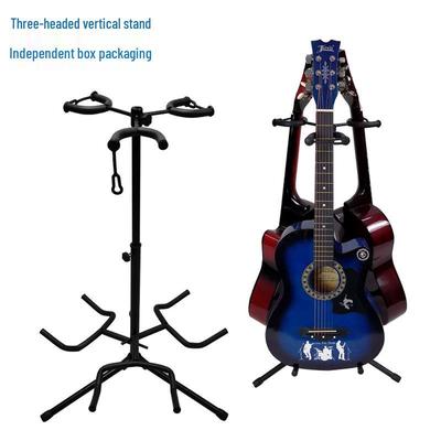 Suporte de Guitarra Ajustável de Três Níveis para Três Guitarras - Acessório para Instrumentos Musicais