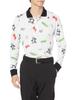 Munsingwear ENVOY Long Sleeve Golf Polo HIROCK White Men's Shirt, Collaboration, Heat-Shielding, Cooling, Sunscreen, Sweat-Wicking, Quick-Drying,