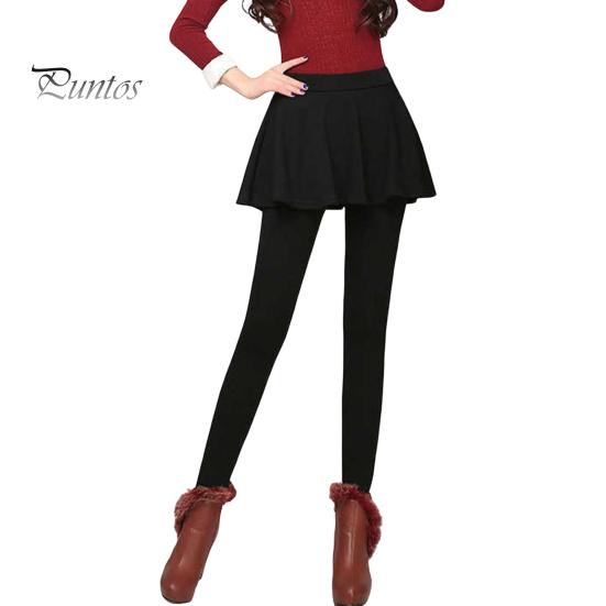 

Женские брюки осень-зима, имитация двухсекционного высокоэластичного плиссированного трапециевидного силуэта, леггинсы в стиле пэчворк из плотной плюшевой подкладки, однотонные 3XL чёрный