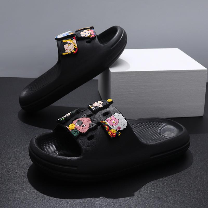 Bequeme weiche Sohle Eva Cartoon-Figur Indoor Outdoor Badeschuhe für Jungen