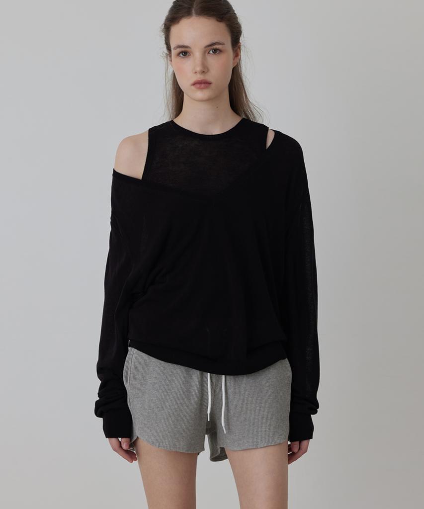 Kwinseulaebis Linen-Blend Sleeveless Knit Top_3Colors