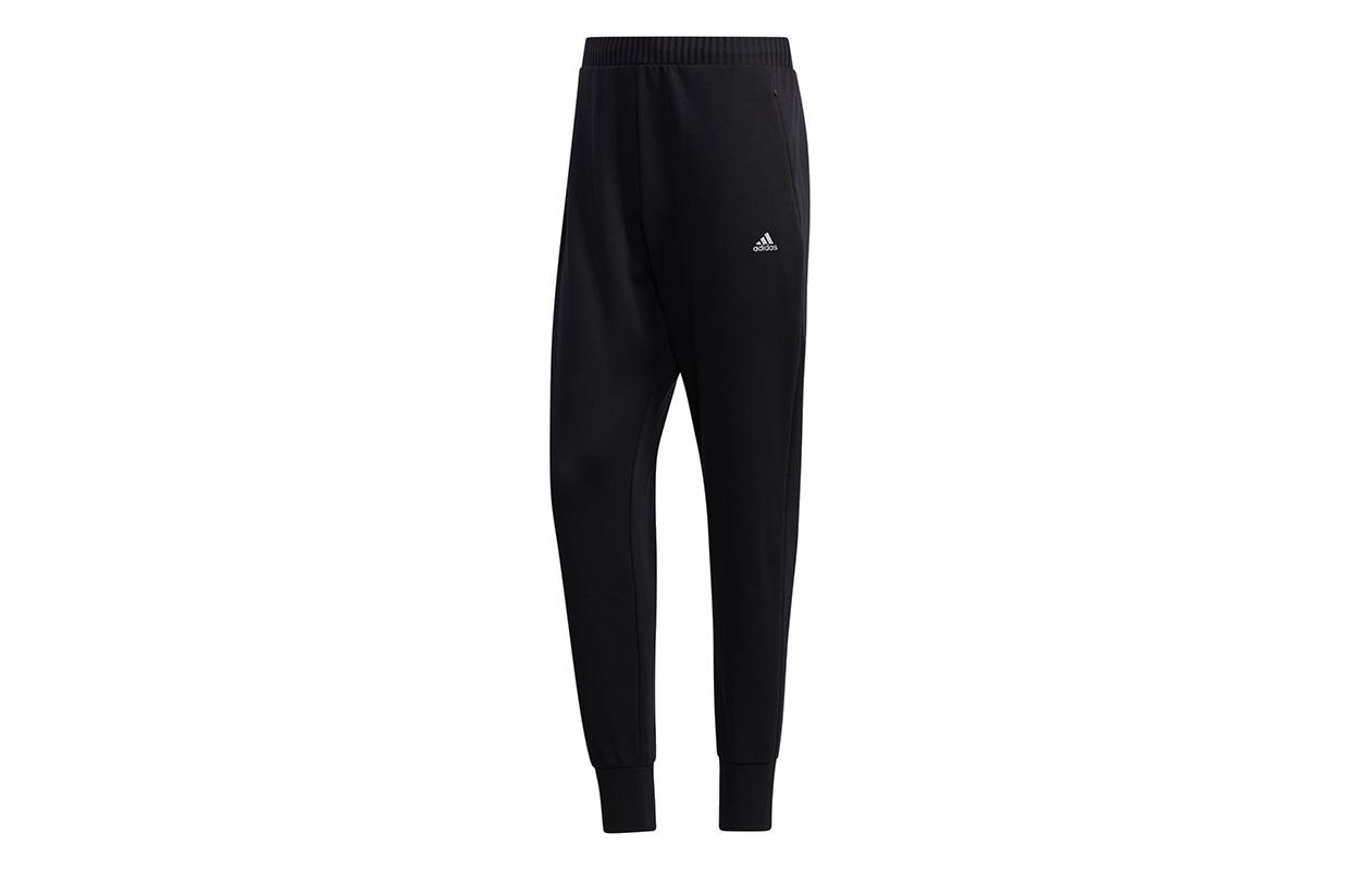 Adidas Knitted Sweatpants Men s Black Moderate Cuffed Pants GF4033 M