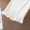 Korean Kids' Summer Set: Adorable Bow Strap Tank & Wide-Leg Pants