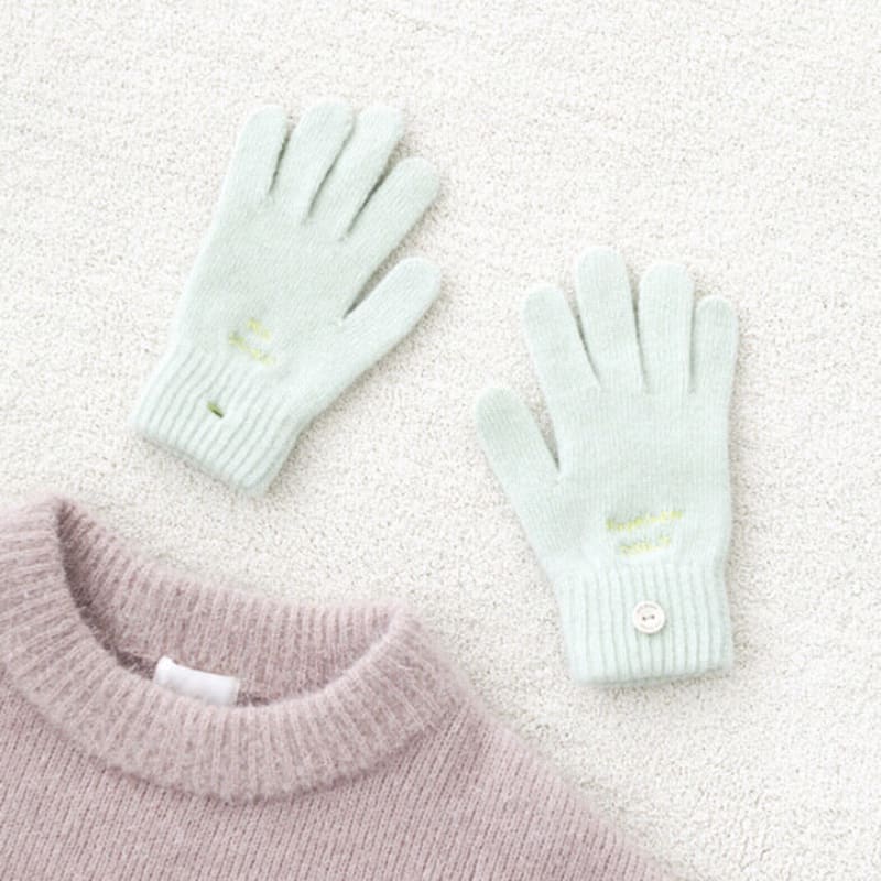 orb studio DON’T FORGET ME wool gloves (Mint)