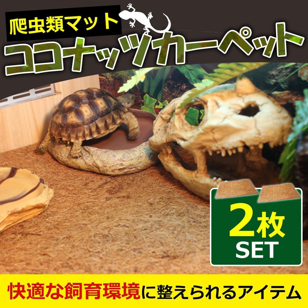 Nullie Terárium pro plazy Kokos 80 x 40 Sada 2 Podložka, Koberec, Podlaha, Cca. cm,