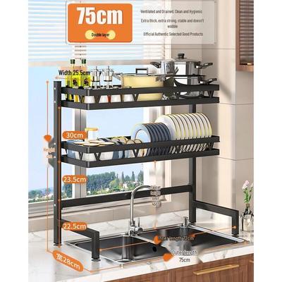 Multifunctional Kitchen Sink Countertop Drying Rack