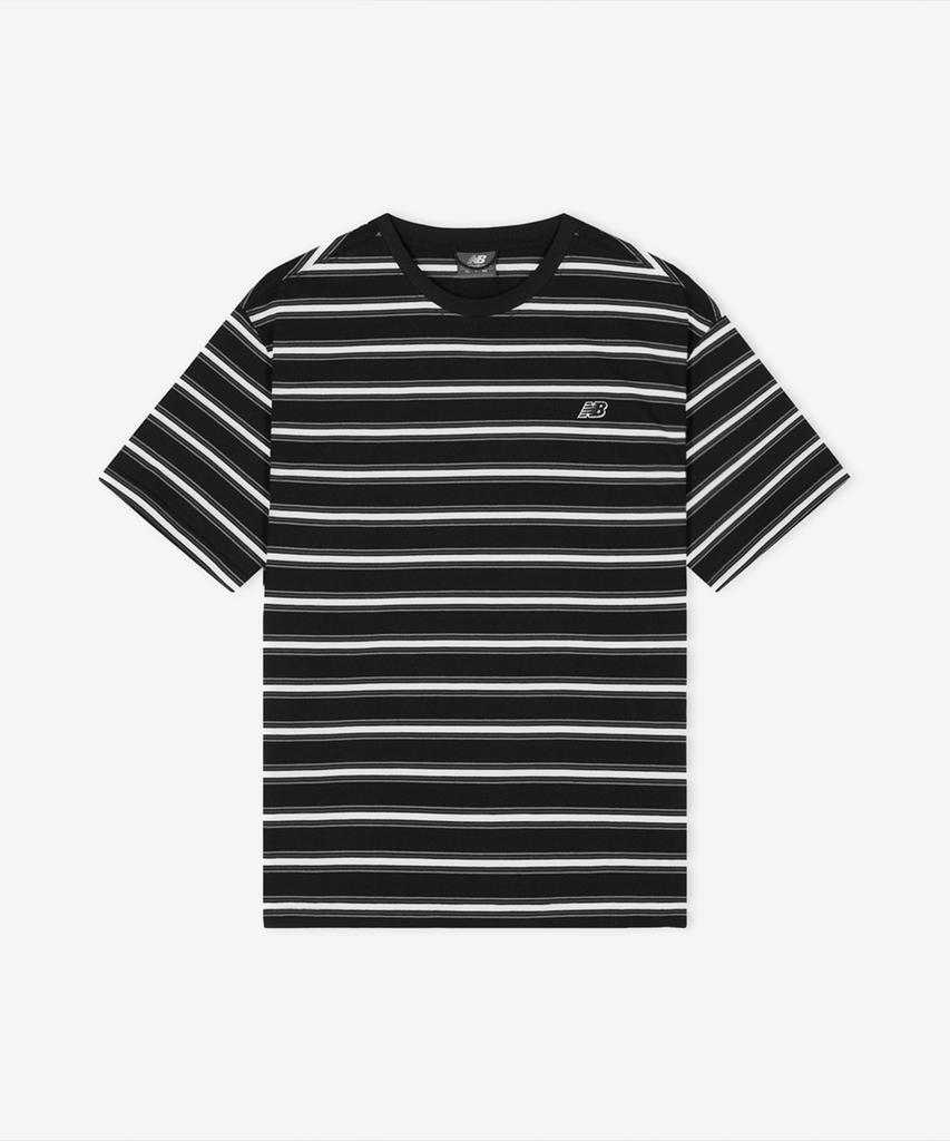 Nyuballanseu Nbneg21583 / Uni Track Club Striped Short Sleeve Tee (Black)