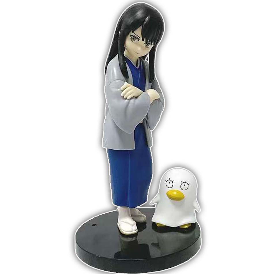 

sold Anime Gintama Figure Sakata Gintoki Katsura Kotarou Stand Anime Model Gifts Collection Decoration Ornaments