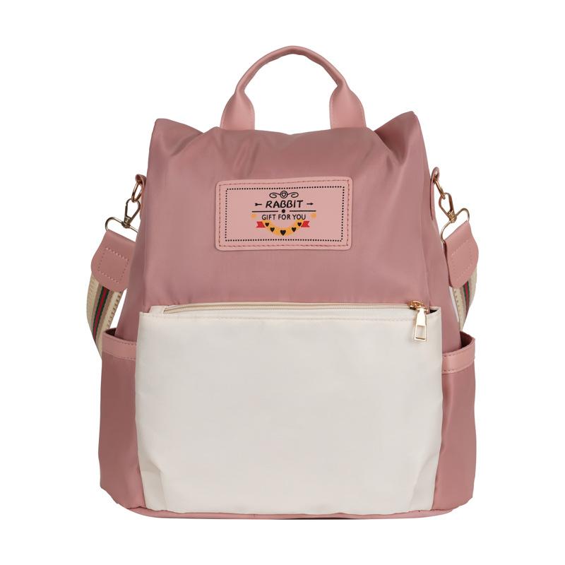 

Nyl Cloth Backpack for Women, 2026 New Student Korean Versi Large Capacity Travel Backpack, Fashiable Versatile Bags рожевий