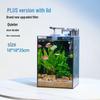 Desktop Ultra-White Fish Tank with Self-Circulating Water - Small Household Office Landscaping Set