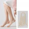 Women's Summer Thin Heel Silicone Non Slip Non Drop Heel Invisible Shallow Mouth Halter Boat Socks