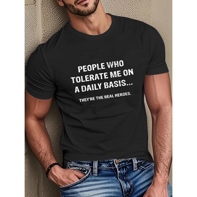 

European Size 2025 Summer New Fashion Street Casual Minimalist English Letter Print Comfortable Soft Breathable Crew Neck T-Shirt 4XL чорний