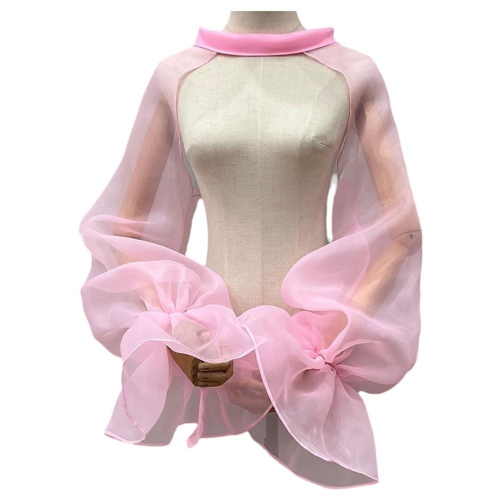 Transparent Bridal Sleeves Puffy Bride Shawl Sleeve Elegant Wedding Arm Sleeves Evening Prom