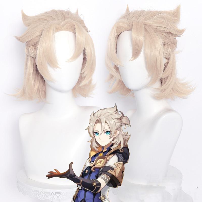 Game   Alchemist Albedo Cosplay Costume Men Fancy Uniforms Top Pants Coat Wig Albedo Cosplay Shoes For Halloween