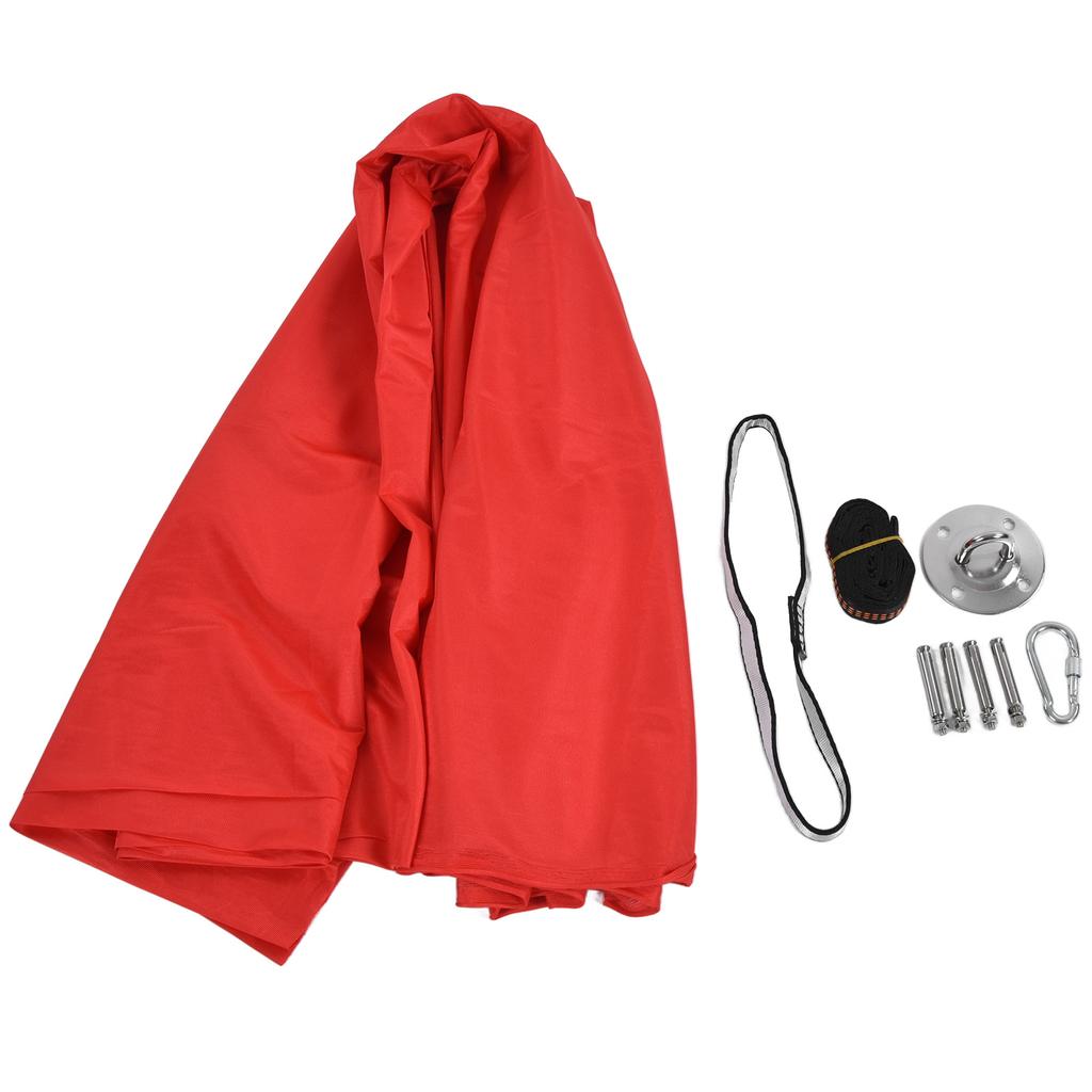 Children Stretch Hammock 1.5m Red Elasticity Learning Skills Get Life Relaxation Comfortable