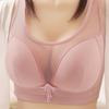 Large Size Women's Wireless Adjustable Push-Up Bra