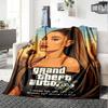 1 Stück Grand Theft Auto Weiche Flanelldecke mit Designer-Print Eine kuschelige Decke für alle Jahreszeiten, perfekt für das Sofa, Bett, Büro