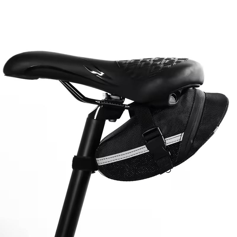 B-soul New Waterproof Mountain Canvas Bike Cushion Saddle Bag Bicycle Tail Bag Bicycle Bag Bicycle Saddle Bag чёрный