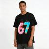 Cute Number 67 Dessert Pattern Parent Child T Shirt Pure cotton T-shirt