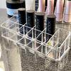 New 12/18/36 Grid Lipstick Storage Box Clear Acrylic Makeup Organizer Nail Polish Display Stand Holder Shelf Storage