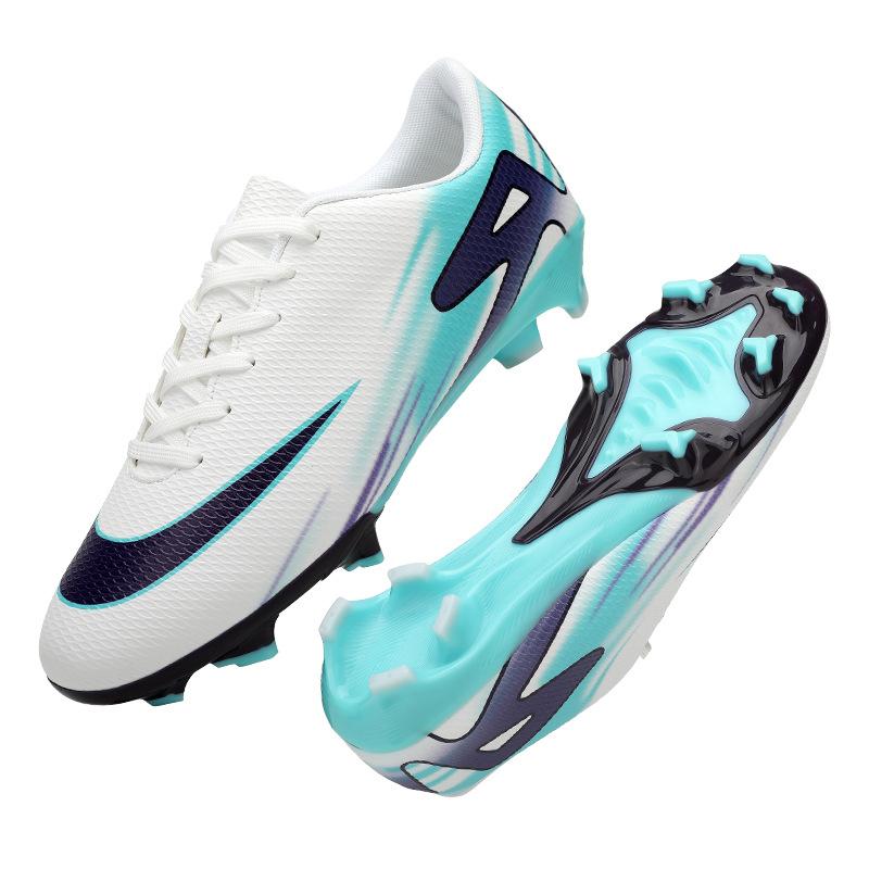 Football shoes low-top men's and women's FG spikes student competition adult-made spikes lawn training shoes one piece 2025