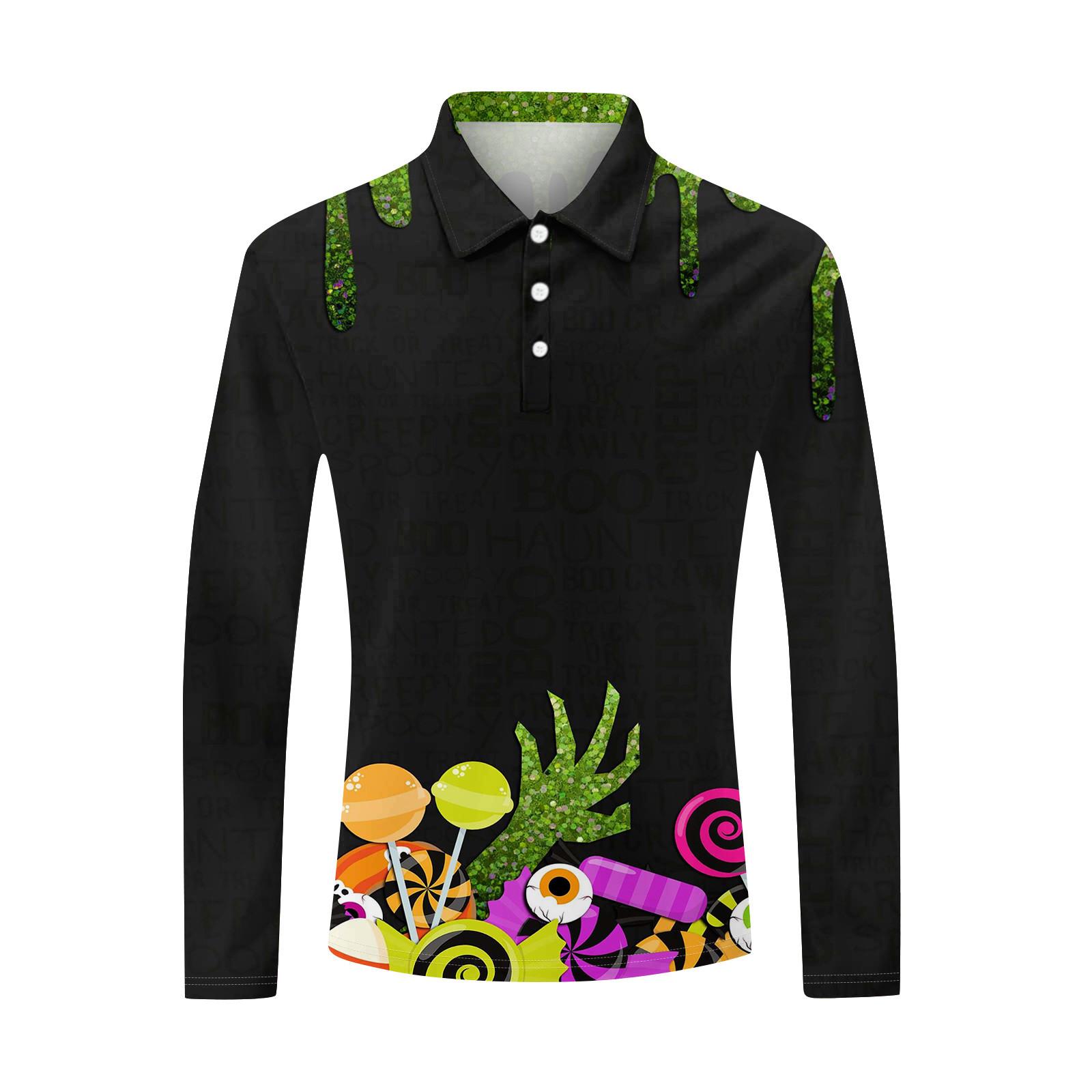 Мужская рубашка с длинными рукавами и воротником на пуговицах — фото 3