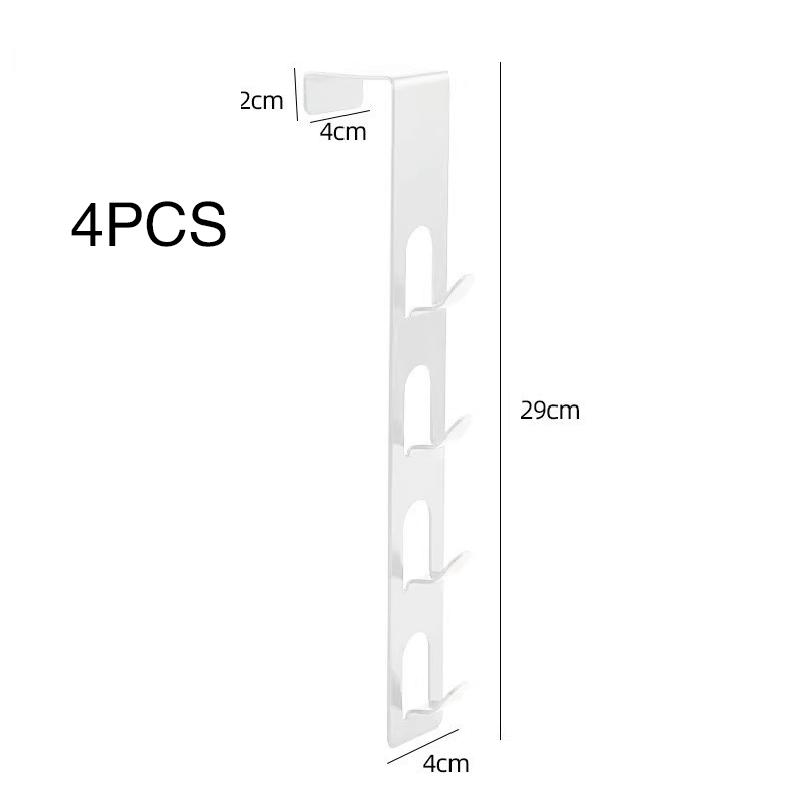 Door hook, no drilling, wall hanging clothes rack, bedroom clothes bag, iron hanging rack, door back vertical hanging clothes hook