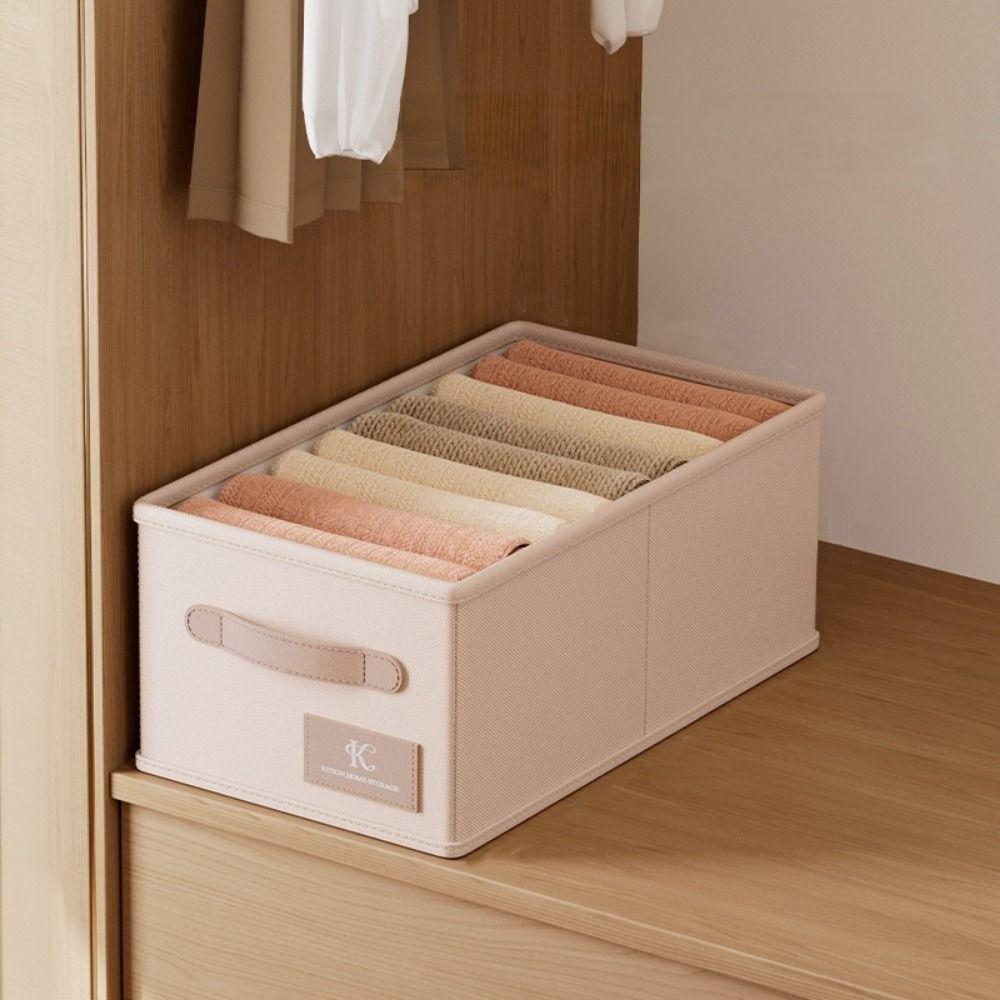Large Capacity Clothes Storage Box Folding Toys Storage Box Sweater Storage Cabinets Bedroom