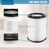 A20F-VF4000 Replacement Cartridge Filter For Ridged 72947 Wet Dry Vac 5 To 20-Gallon 6-9 Gal Husky,2 Pack