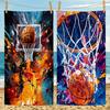 Nordisch Bunt Sport Basketball Mikrofaser Strandtuch Saugfähig Schnelltrocknend Weich Yoga Schwimmen Resort Bergsteigen Handtuch