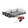 With LED Light RC Roof Rack Part for Axial SCX24 1/24 RC Crawler Car For RC Crawler