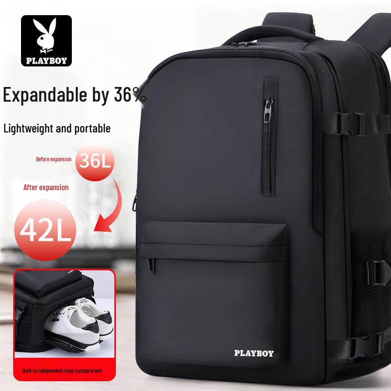 Playboy Expandable 17-inch Laptop Backpack
