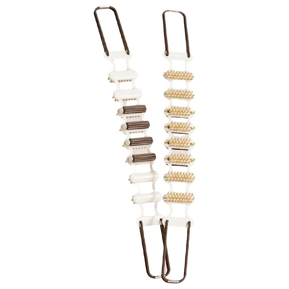 massage roller Back Scrubber Massager 2-in-1 Back Shower Strap Rubbing Back Strip Home Use
